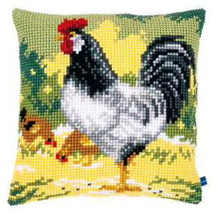 Cushion Cross Stitch Kit ~ White Rooster