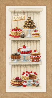 Counted Cross Stitch Kit ~ Delicious Cakes