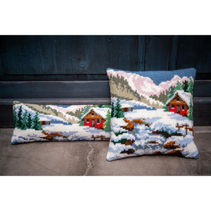 Cushion Cross Stitch Kit ~ Winter Scenery