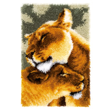 Load image into Gallery viewer, Rug Latch Hook Kit ~ Lion Friendship