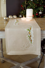 Load image into Gallery viewer, Table Runner Embroidery Kit ~ Village in the Snow