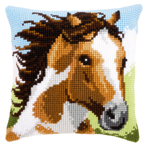 Cushion Cross Stitch Kit ~ Fiery Stallion