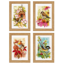 Load image into Gallery viewer, Counted Cross Stitch Kit ~ Miniatures 4 Seasons Set of 4