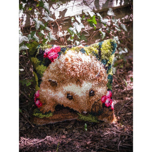 Cushion Latch Hook Kit ~ Hedgehog