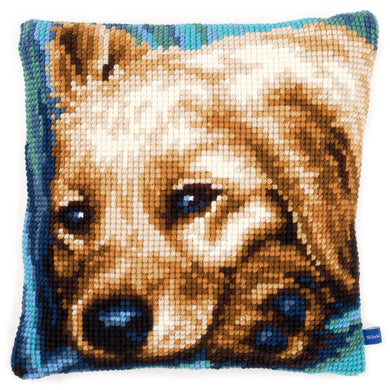 Cushion Cross Stitch Kit ~ Dog