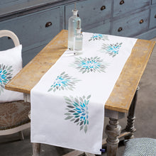 Load image into Gallery viewer, Table Runner Embroidery Kit ~ Modern Flowers
