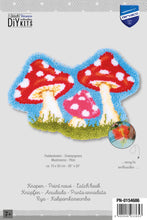 Load image into Gallery viewer, Rug Shaped Latch Hook Kit ~ Mushrooms