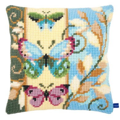 Cushion Cross Stitch Kit ~ Deco Butterflies