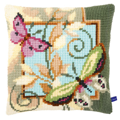 Cushion Cross Stitch Kit ~ Deco Butterflies