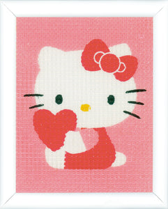 Hello Kitty Tapestry Kit ~ With Heart