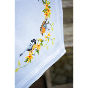 Table Runner Embroidery Kit ~ Songbirds
