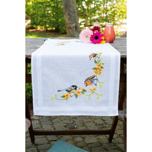 Table Runner Embroidery Kit ~ Songbirds
