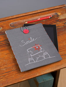 Tablet Cover Embroidery Kit ~ Smile