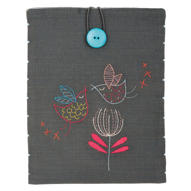 Tablet Cover Embroidery Kit ~ Stylised Birds