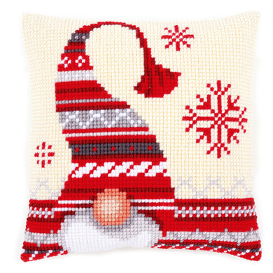 Cushion Cross Stitch Kit ~ Christmas Elf 1