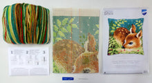 Load image into Gallery viewer, Cushion Cross Stitch Kit ~ Deer in the Grass