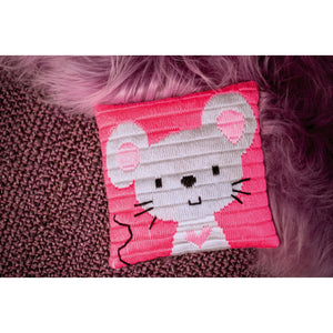Cushion Long Stitch Kit ~ Little Mouse