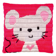 Load image into Gallery viewer, Cushion Long Stitch Kit ~ Little Mouse