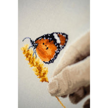 Load image into Gallery viewer, Counted Cross Stitch Kit ~ Hand &amp; Butterfly