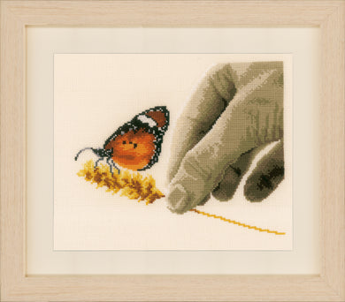 Counted Cross Stitch Kit ~ Hand & Butterfly