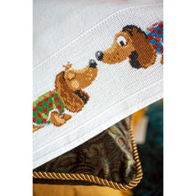 Load image into Gallery viewer, Tablecloth Counted Cross Stitch Kit ~ Dachshunds