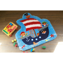 Load image into Gallery viewer, Shaped Rug Latch Hook Kit ~ Pirate Ship