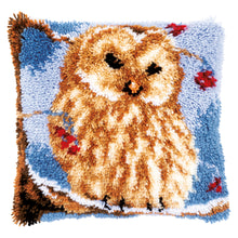 Load image into Gallery viewer, Cushion Latch Hook Kit ~ Owl