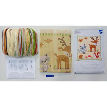 Load image into Gallery viewer, Cushion Cross Stitch Kit ~ Forest Animals