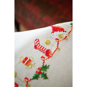 Tablecloth Embroidery Kit ~ Christmas