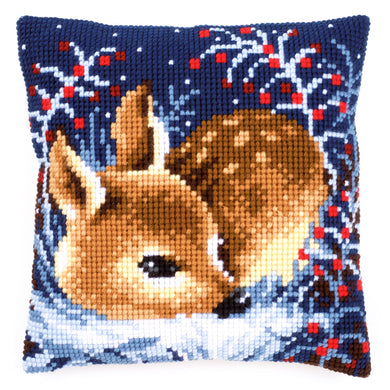Cushion Cross Stitch Kit ~ Little Deer