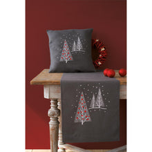 Load image into Gallery viewer, Table Runner Embroidery Kit ~ Christmas Trees