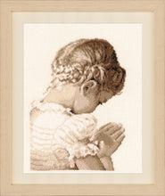 Load image into Gallery viewer, Counted Cross Stitch Kit ~ Praying Girl