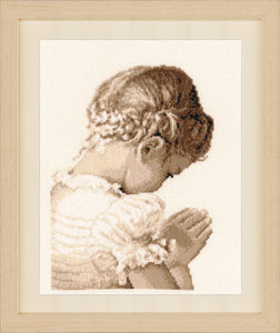Counted Cross Stitch Kit ~ Praying Girl