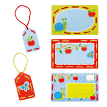 Load image into Gallery viewer, Invite Cards Embroidery Kit ~ Apples 5 Pieces