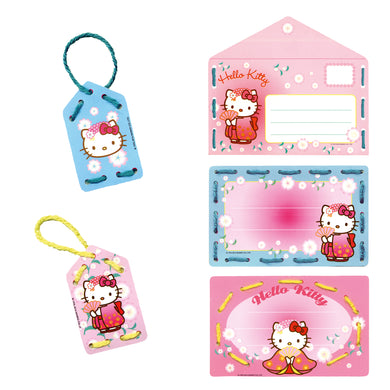 Invite Cards Embroidery Kit ~ Hello Kitty Asia 5 Pieces