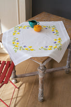 Load image into Gallery viewer, Tablecloth Embroidery Kit ~ Spring Flowers