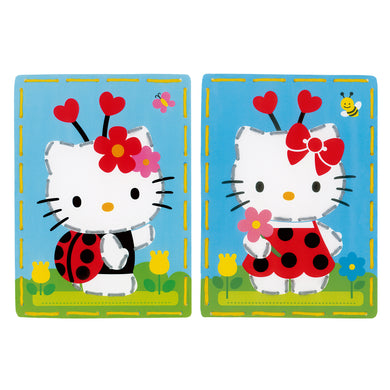 Cards Embroidery Kit ~ Hello Kitty Ladybug Set of 2
