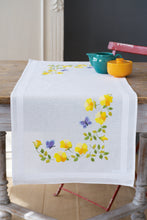 Load image into Gallery viewer, Table Runner Embroidery Kit ~ Spring Flowers
