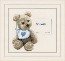Load image into Gallery viewer, Counted Cross Stitch Kit ~ Bear with Bib