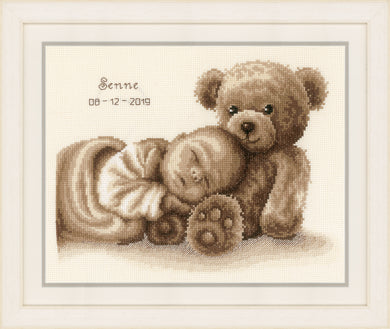 Birth Record Counted Cross Stitch Kit ~ Sweet Dreams