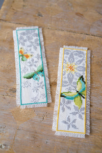 Bookmarks Counted Cross Stitch Kit ~ Butterfly Set of 2