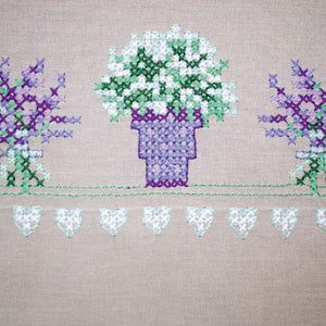 Runner Counted Cross Stitch Kit ~ Lavender