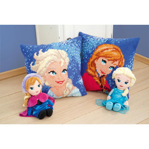 Disney Cushion Cross Stitch Kit ~ Anna