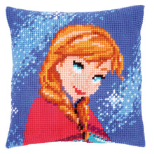 Load image into Gallery viewer, Disney Cushion Cross Stitch Kit ~ Anna