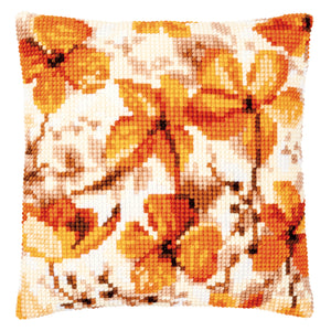Cushion Cross Stitch Kit ~ Autumn Seeds