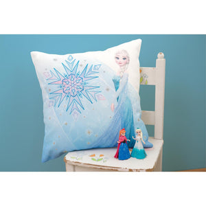 Disney Embroidery Kit ~ Printed Pillow Cover Elsa