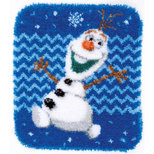 Load image into Gallery viewer, Disney Shaped Rug Latch Hook Kit ~ Olaf