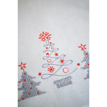 Load image into Gallery viewer, Tablecloth Embroidery Kit ~ Christmas Trees