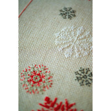 Load image into Gallery viewer, Table Runner Counted Cross Stitch Kit ~ Christmas Stars