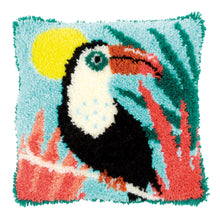 Load image into Gallery viewer, Cushion Latch Hook Kit ~ Toucan